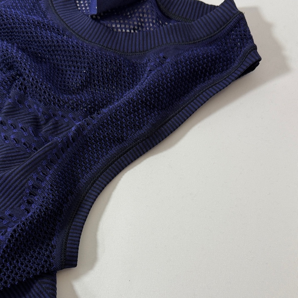 Athleta Navy Mesh Tank Top - Picture 5 of 7